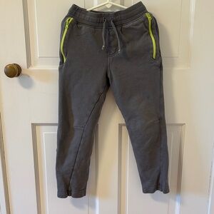 Tea Collection Gray Kids Casual Bottoms with Yellow Accents